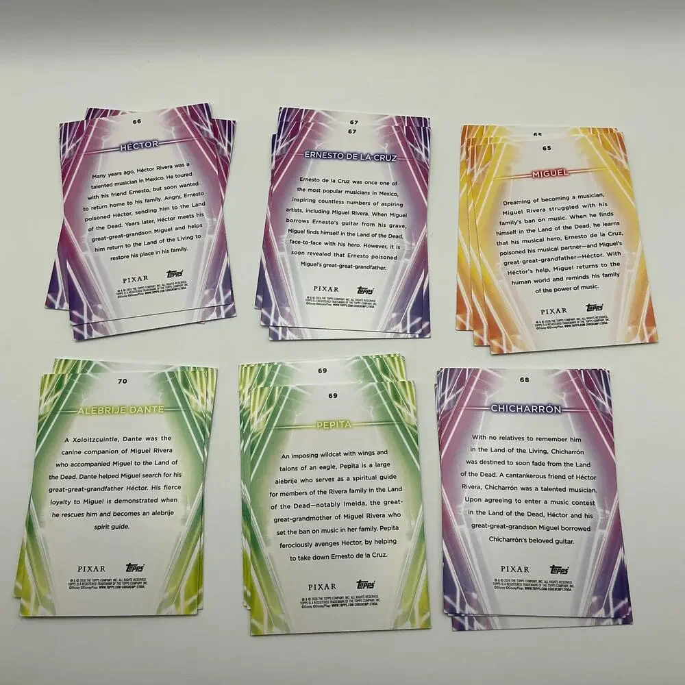 Topps Disney Pixar Coco Card Lot Foils Inserts Numbered Card